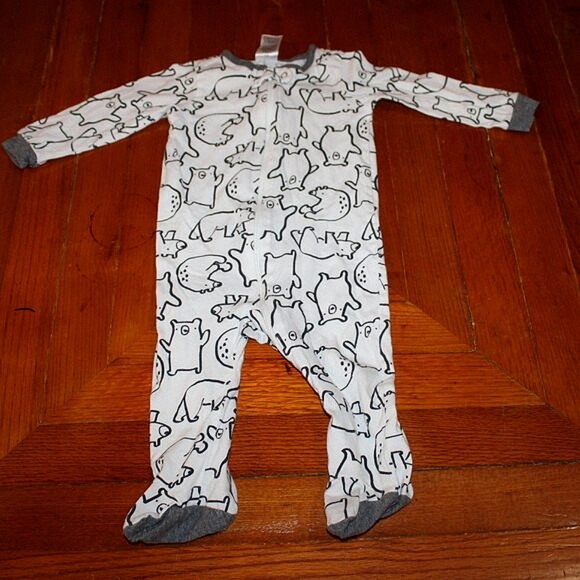 Baby Boy Sleep & Play Bundle - 3-6 Months - 5 Piece Lot - Footed Pajamas - Picture 10 of 14